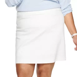 Plus Size Croft & Barrow® Effortless Stretch Skort 17 Plus Size Croft & Barrow® Effortless Stretch Skort -Outlet Croft & Barrow Store 5181081 White