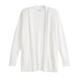 Women's Croft & Barrow® Open-Front Cardigan -Outlet Croft & Barrow Store 5214896 ALT