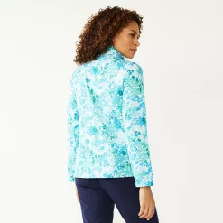 Women's Croft & Barrow® Classic Comfort Collection Zip Jacket 10 Women's Croft & Barrow® Classic Comfort Collection Zip Jacket -Outlet Croft & Barrow Store 5220032 ALT