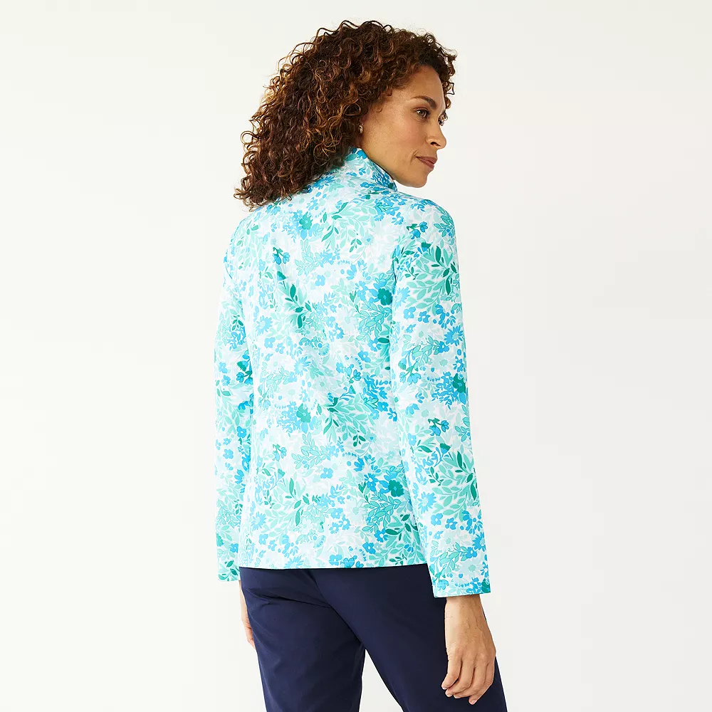 Women's Croft & Barrow® Classic Comfort Collection Zip Jacket 5 Women's Croft & Barrow® Classic Comfort Collection Zip Jacket - Image 5