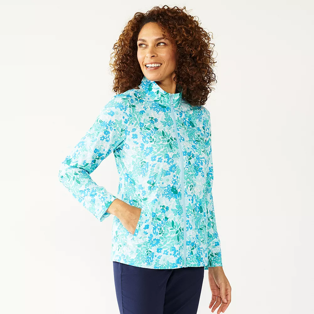 Women's Croft & Barrow® Classic Comfort Collection Zip Jacket 1 Women's Croft & Barrow® Classic Comfort Collection Zip Jacket