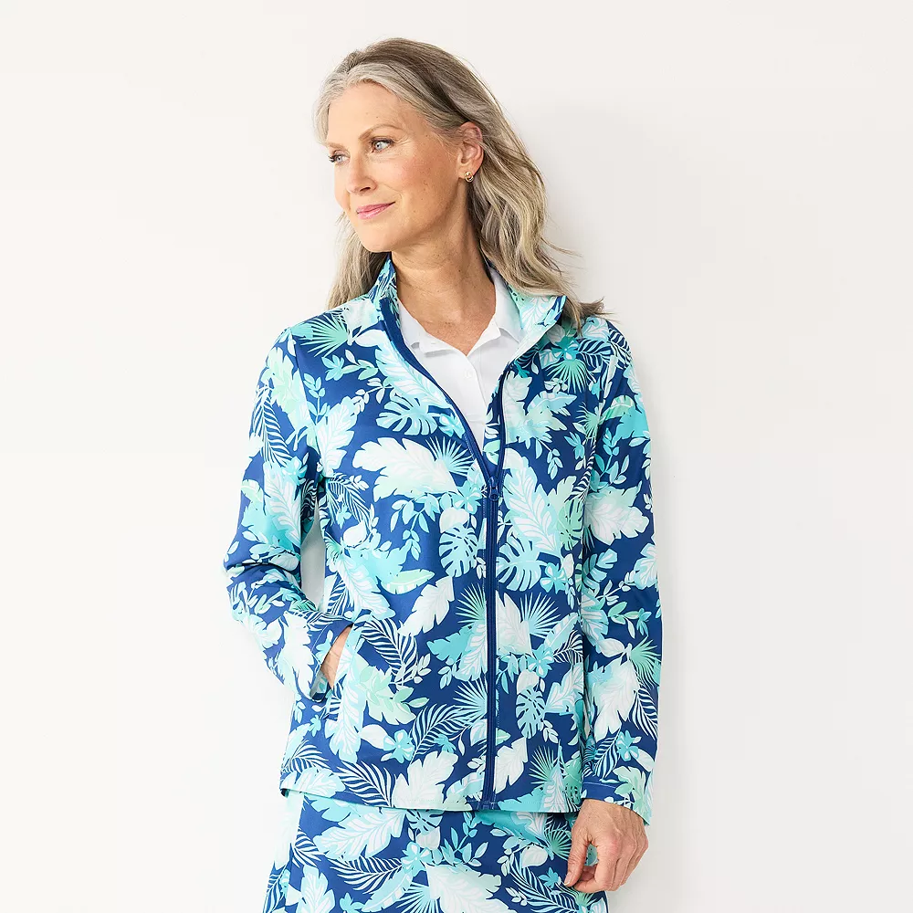 Women's Croft & Barrow® Classic Comfort Collection Zip Jacket 4 Women's Croft & Barrow® Classic Comfort Collection Zip Jacket - Image 4