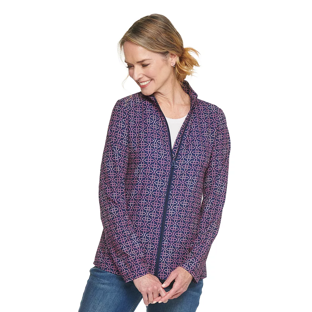 Women's Croft & Barrow® Classic Comfort Collection Zip Jacket 3 Women's Croft & Barrow® Classic Comfort Collection Zip Jacket - Image 3