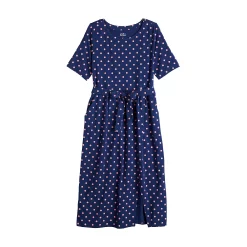 Women's Croft & Barrow® Midi Faux-Wrap Dress -Outlet Croft & Barrow Store 5254891 ALT5