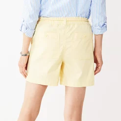 Women's Croft & Barrow® Pull-On Utility Shorts -Outlet Croft & Barrow Store 5295022 ALT