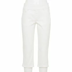 Women's Croft & Barrow® Pull-On Capri Jeans 9 Women's Croft & Barrow® Pull-On Capri Jeans -Outlet Croft & Barrow Store 5339901 White
