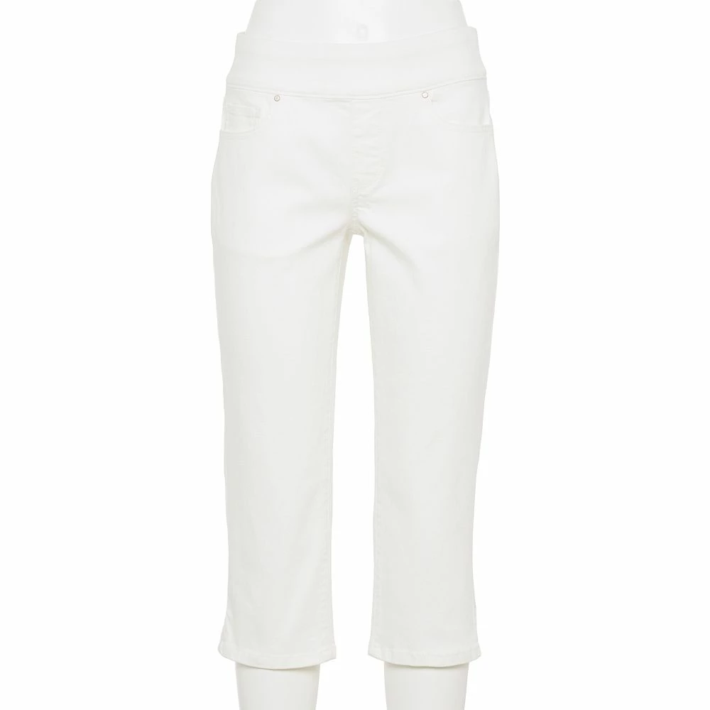 Women's Croft & Barrow® Pull-On Capri Jeans 4 Women's Croft & Barrow® Pull-On Capri Jeans - Image 4
