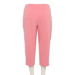 Plus Size Croft & Barrow® Easy Pull-On Knit Capri Pants -Outlet Croft & Barrow Store 5478990 ALT