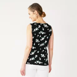Women's Croft & Barrow® Essential Tank -Outlet Croft & Barrow Store 5491698 ALT