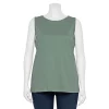 Plus Size Croft & Barrow® Essential Tank