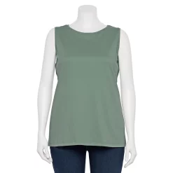 Plus Size Croft & Barrow® Essential Tank
