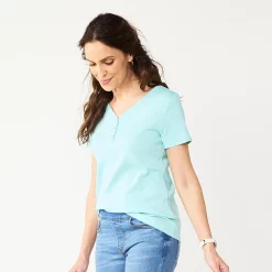 Outlet Croft & Barrow Store 42 Women's Croft & Barrow® Henley Top