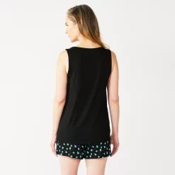 Women's Croft & Barrow® Pajama Tank & Pajama Shorts Sleep Set 8 Women's Croft & Barrow® Pajama Tank & Pajama Shorts Sleep Set -Outlet Croft & Barrow Store 5514257 ALT
