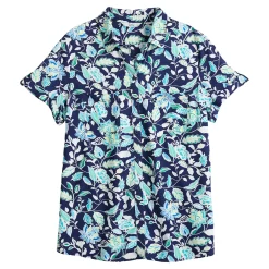 Women's Croft & Barrow® Challis Camp Shirt -Outlet Croft & Barrow Store 5514552 ALT5