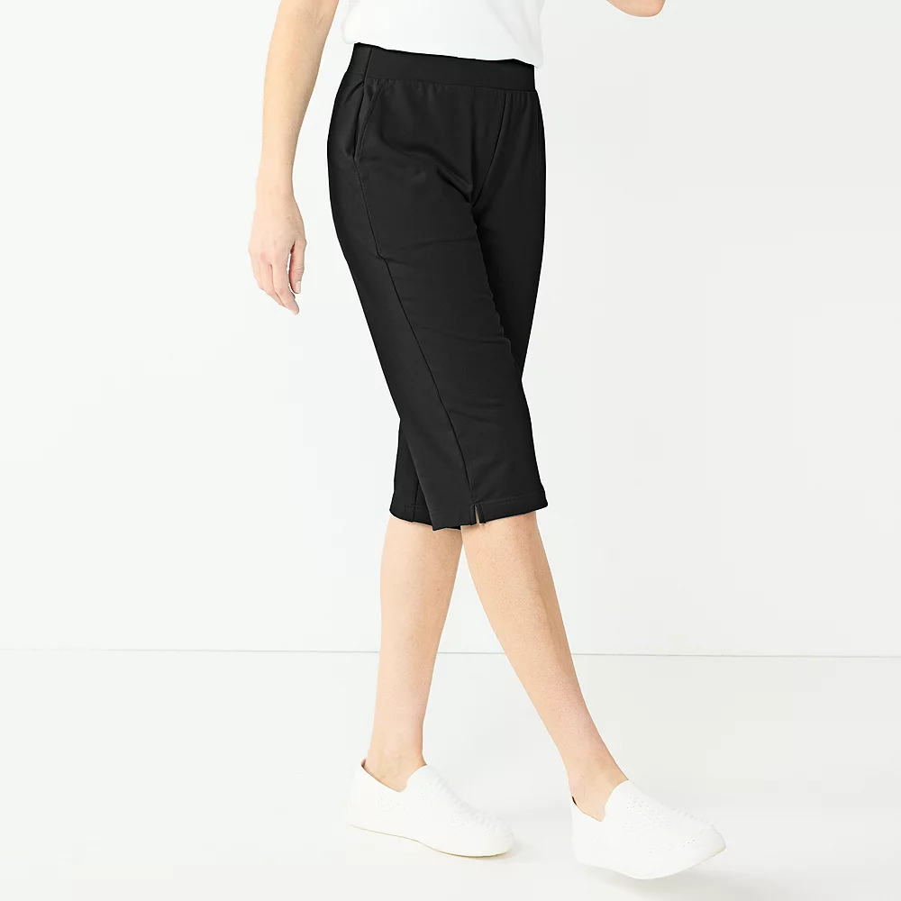 Women's Croft & Barrow® French Terry Skimmer Pants 1 Women's Croft & Barrow® French Terry Skimmer Pants