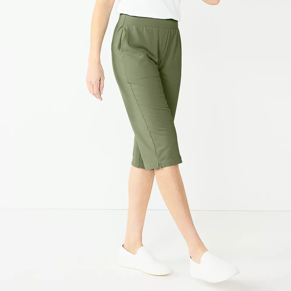 Women's Croft & Barrow® French Terry Skimmer Pants 7 Women's Croft & Barrow® French Terry Skimmer Pants - Image 7