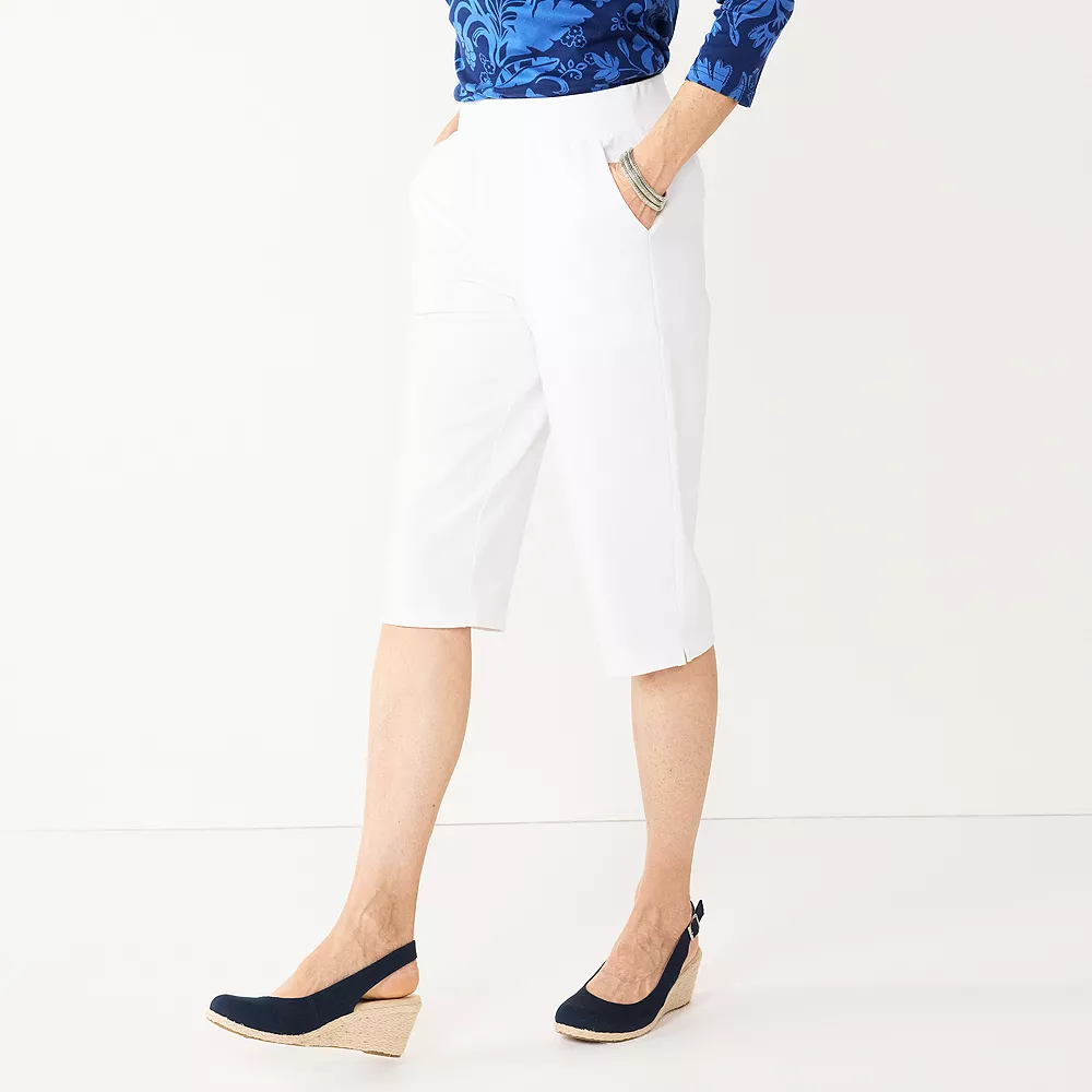 Women's Croft & Barrow® French Terry Skimmer Pants 2 Women's Croft & Barrow® French Terry Skimmer Pants - Image 2