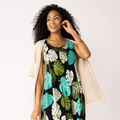 Women's Croft & Barrow® Elbow-Sleeve Cardigan -Outlet Croft & Barrow Store 5533225 Oatmeal Heather