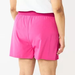 Plus Size Croft & Barrow® Classic Comfort Collection Drawstring Shorts -Outlet Croft & Barrow Store 5535401 ALT