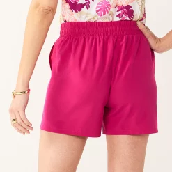 Women's Croft & Barrow® Classic Comfort Collection Drawstring Shorts -Outlet Croft & Barrow Store 5538380 ALT