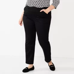 Plus Women's Croft & Barrow® Classic Pull-On Jeans 8 Plus Women's Croft & Barrow® Classic Pull-On Jeans -Outlet Croft & Barrow Store 5544163 Mineral Black