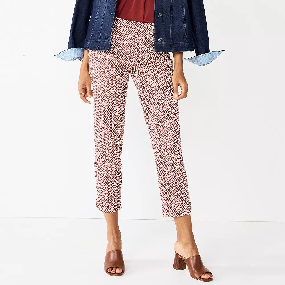 Women's Croft & Barrow® Effortless Stretch Ankle Pants 4 Women's Croft & Barrow® Effortless Stretch Ankle Pants - Image 4