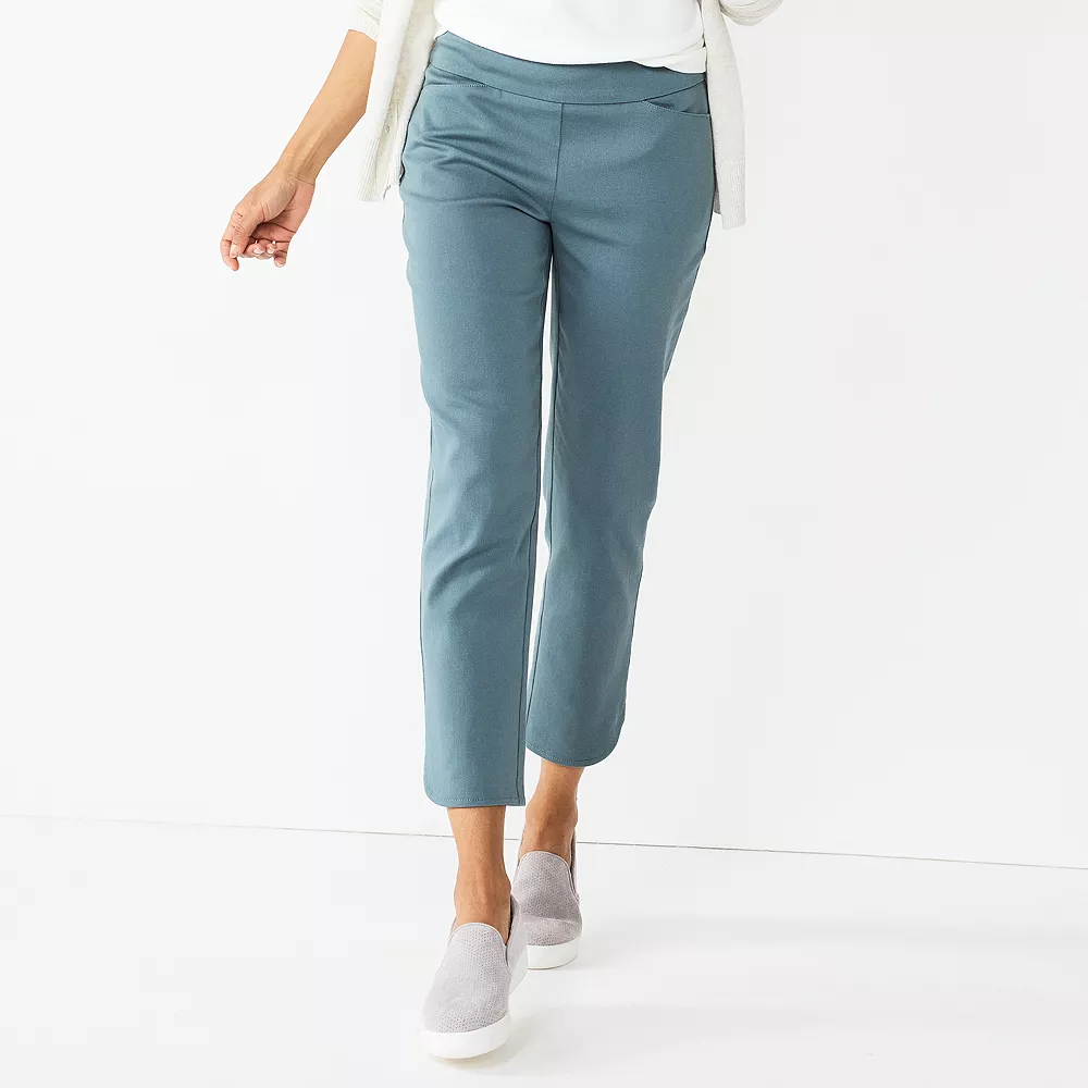 Women's Croft & Barrow® Effortless Stretch Ankle Pants 6 Women's Croft & Barrow® Effortless Stretch Ankle Pants - Image 6
