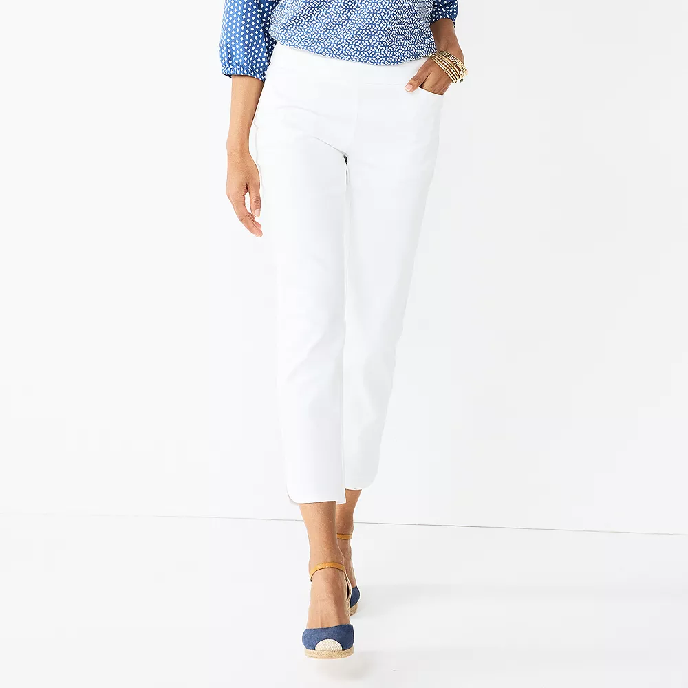 Women's Croft & Barrow® Effortless Stretch Ankle Pants 9 Women's Croft & Barrow® Effortless Stretch Ankle Pants - Image 9