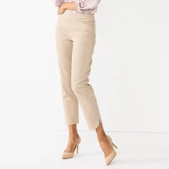Petite Croft & Barrow® Effortless Stretch Ankle Pants 8 Petite Croft & Barrow® Effortless Stretch Ankle Pants -Outlet Croft & Barrow Store 5562724 Cobbleston