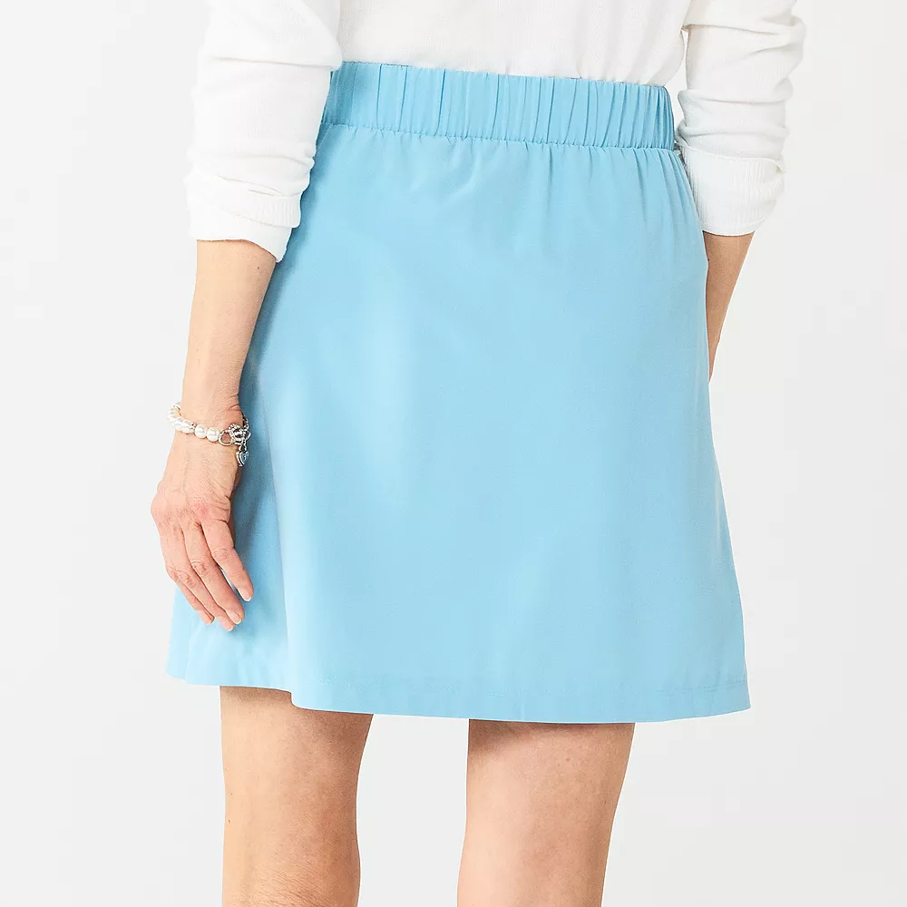 Women's Croft & Barrow® Classic Comfort Collection Faux Wrap Skort 4 Women's Croft & Barrow® Classic Comfort Collection Faux Wrap Skort - Image 4