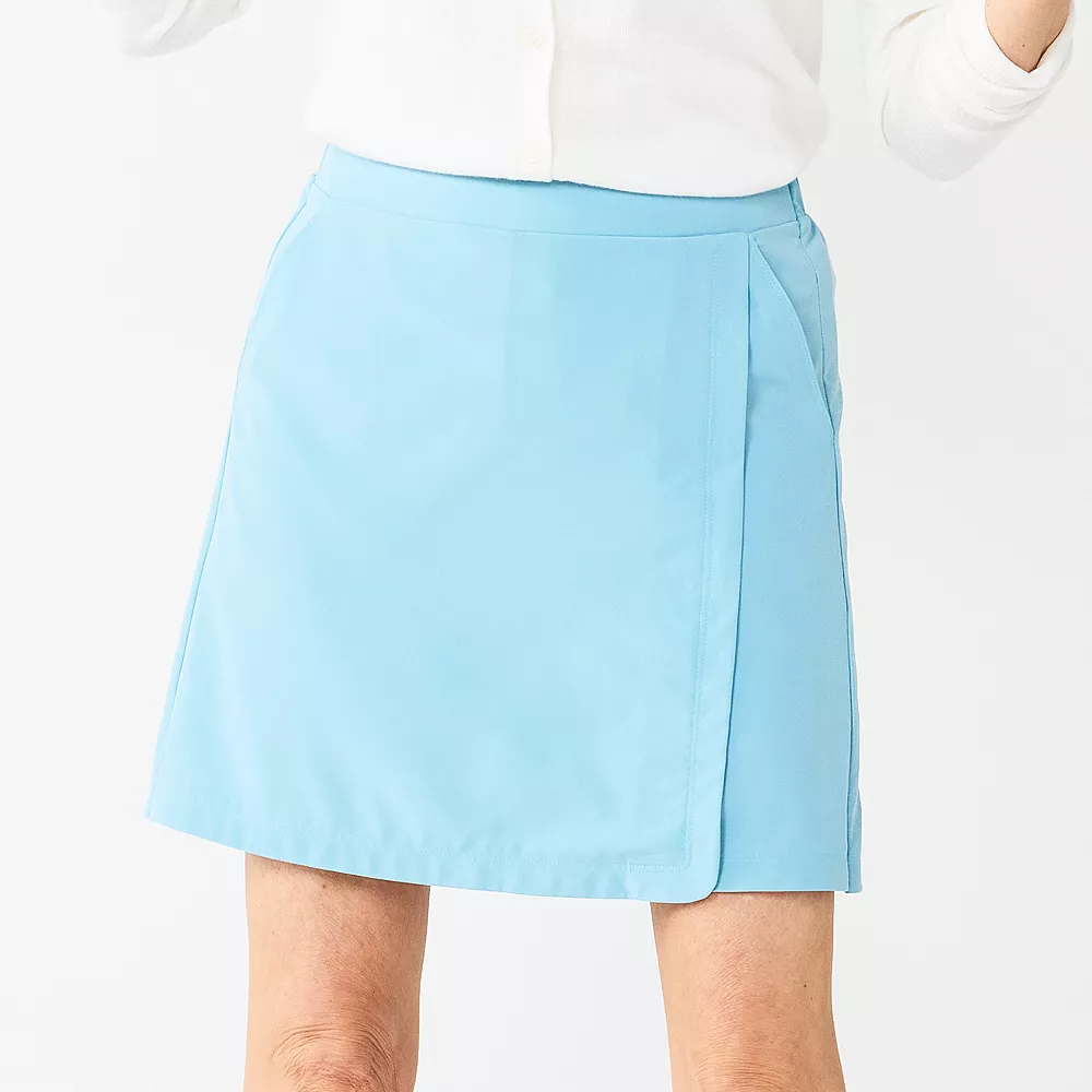 Women's Croft & Barrow® Classic Comfort Collection Faux Wrap Skort 1 Women's Croft & Barrow® Classic Comfort Collection Faux Wrap Skort