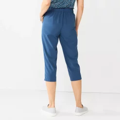 Women's Croft & Barrow® Classic Comfort Collection Capri Pants -Outlet Croft & Barrow Store 5573158 ALT