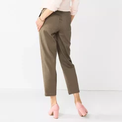 Women's Croft & Barrow® Utility Ankle Pants -Outlet Croft & Barrow Store 5576925 ALT
