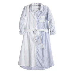 Women's Croft & Barrow® Mixed-Stripe Shirtdress -Outlet Croft & Barrow Store 5585755 ALT5