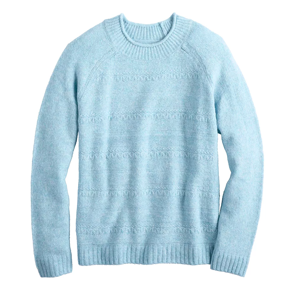Women's Croft & Barrow® Cozy Crewneck Sweater 13 Women's Croft & Barrow® Cozy Crewneck Sweater - Image 13