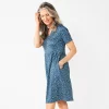 Women's Croft & Barrow® Classic Comfort Collection Henley Dress