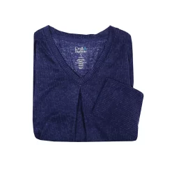 Plus Size Croft & Barrow® Whisperluxe Long Sleeve Pajama Top -Outlet Croft & Barrow Store 5597046 ALT3