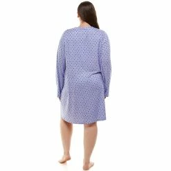 Plus Size Croft & Barrow® Whisperluxe Long Sleeve Sleepshirt -Outlet Croft & Barrow Store 5597049 ALT