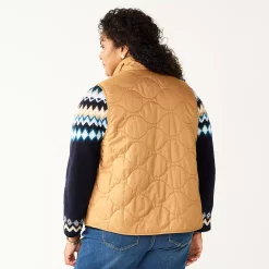 Plus Size Croft & Barrow® Quilted Vest -Outlet Croft & Barrow Store 5634353 ALT