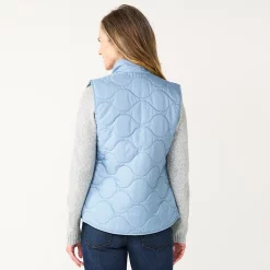 Women's Croft & Barrow® Quilted Vest -Outlet Croft & Barrow Store 5634524 ALT
