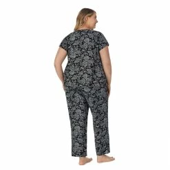 Plus Size Croft & Barrow® Cozy Short Sleeve Button-Front Pajama Top & Pajama Pants Sleep Set 9 Plus Size Croft & Barrow® Cozy Short Sleeve Button-Front Pajama Top & Pajama Pants Sleep Set -Outlet Croft & Barrow Store 5637641 ALT