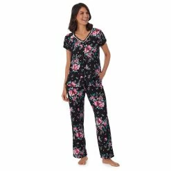 Outlet Croft & Barrow Store -Outlet Croft & Barrow Store 5637642 Black Large Floral