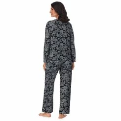 Women's Croft & Barrow® Cozy Long Sleeve Pajama Top & Pajama Pants Sleep Set 8 Women's Croft & Barrow® Cozy Long Sleeve Pajama Top & Pajama Pants Sleep Set -Outlet Croft & Barrow Store 5637643 ALT