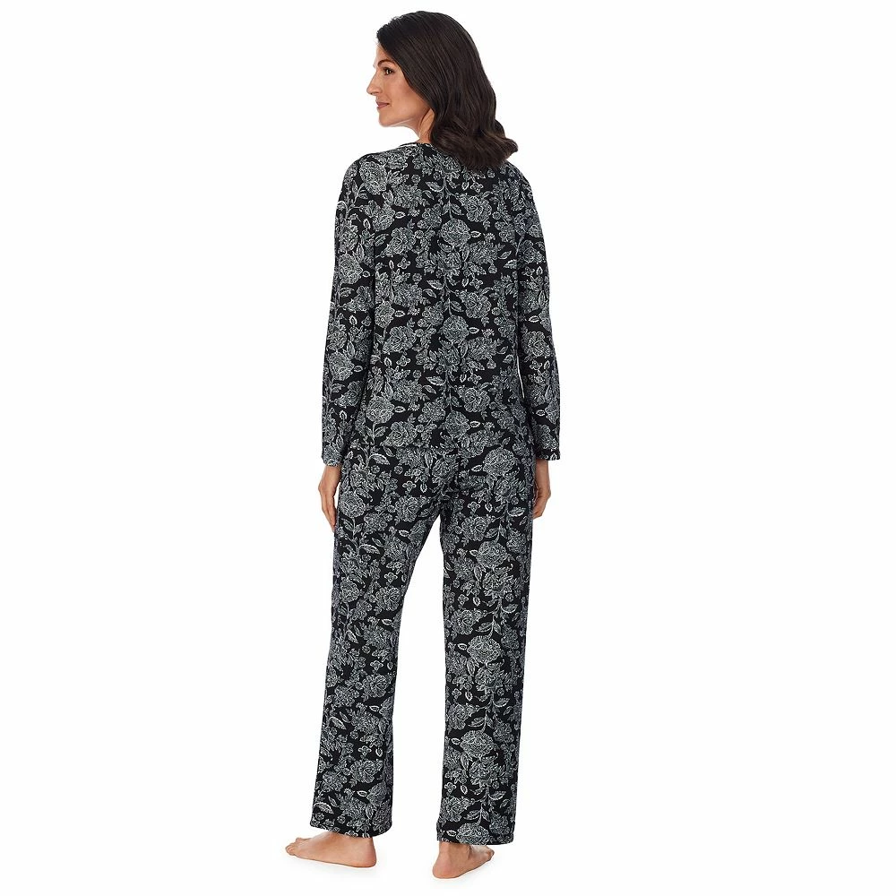 Women's Croft & Barrow® Cozy Long Sleeve Pajama Top & Pajama Pants Sleep Set 4 Women's Croft & Barrow® Cozy Long Sleeve Pajama Top & Pajama Pants Sleep Set - Image 4