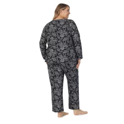 Plus Size Croft & Barrow® Cozy Long Sleeve Pajama Top & Pajama Pants Sleep Set 9 Plus Size Croft & Barrow® Cozy Long Sleeve Pajama Top & Pajama Pants Sleep Set -Outlet Croft & Barrow Store 5637645 ALT