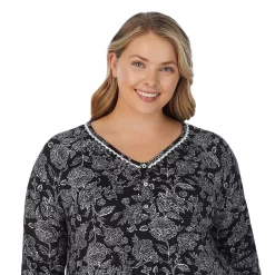 Plus Size Croft & Barrow® Cozy Long Sleeve Pajama Top & Pajama Pants Sleep Set 11 Plus Size Croft & Barrow® Cozy Long Sleeve Pajama Top & Pajama Pants Sleep Set -Outlet Croft & Barrow Store 5637645 ALT3