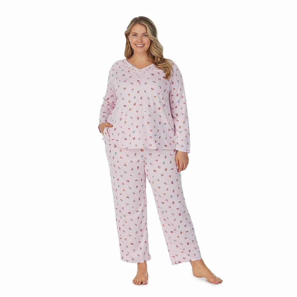 Plus Size Croft & Barrow® Cozy Long Sleeve Pajama Top & Pajama Pants Sleep Set 1 Plus Size Croft & Barrow® Cozy Long Sleeve Pajama Top & Pajama Pants Sleep Set