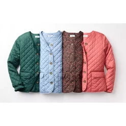 Women's Croft & Barrow® Quilted Jacket -Outlet Croft & Barrow Store 5651536 ALT2