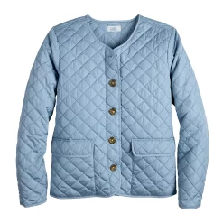 Women's Croft & Barrow® Quilted Jacket -Outlet Croft & Barrow Store 5651536 ALT5