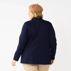 Plus Size Croft & Barrow® Comfort Stretch Blazer -Outlet Croft & Barrow Store 5688015 ALT